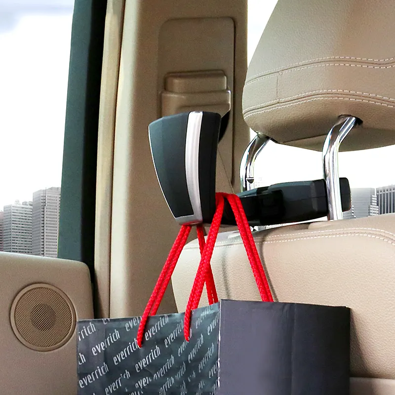 Car Luxury Headrest Coat/Jacket Hanger Removable Detachable Universal Mount